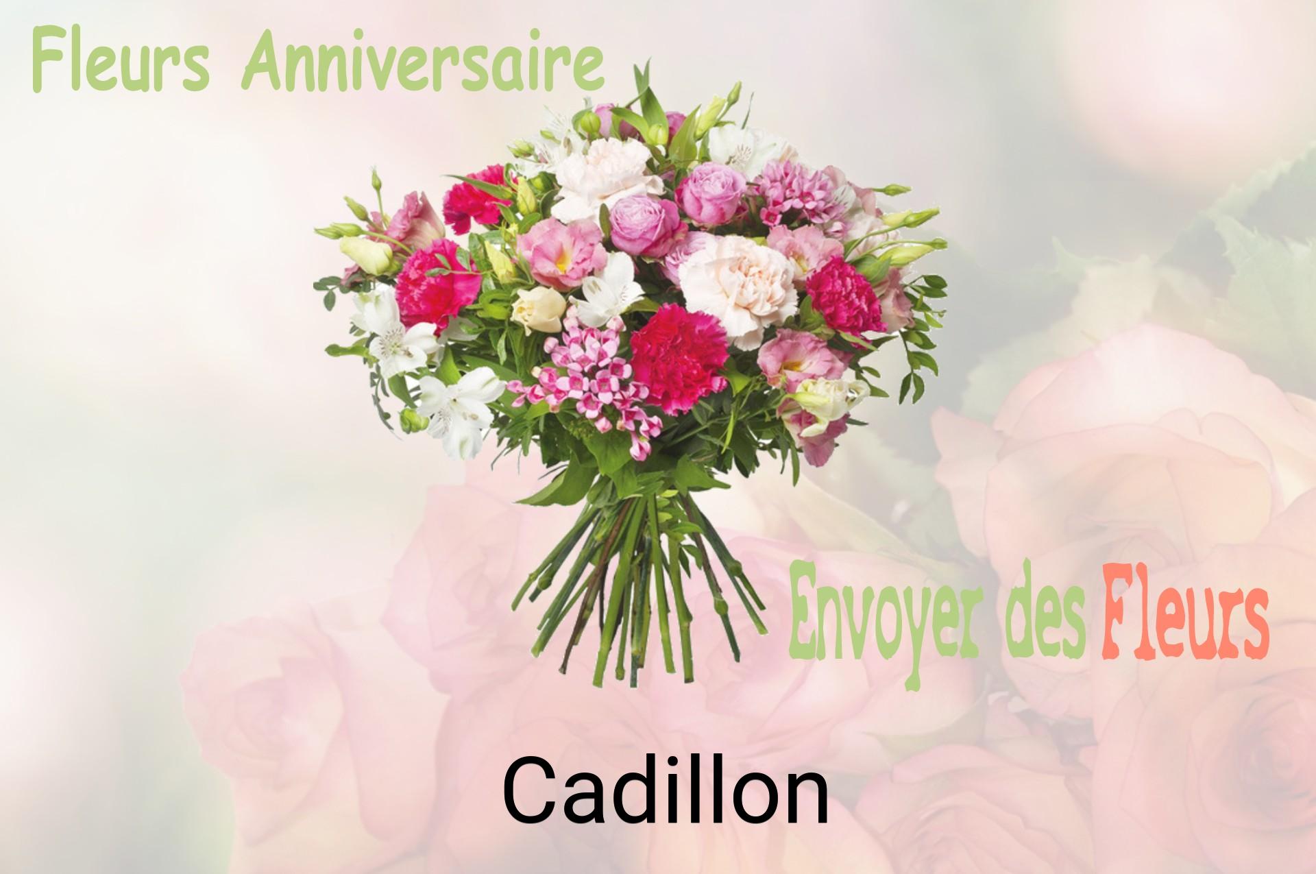Bouquet de fleurs d’anniversaire livré à Cadillon