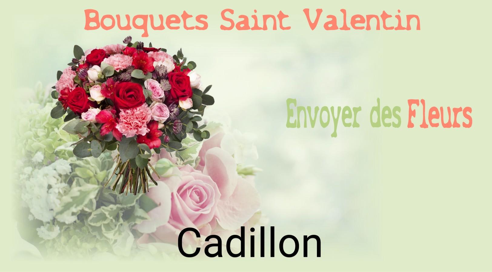 Roses de Saint-Valentin livrées à Cadillon